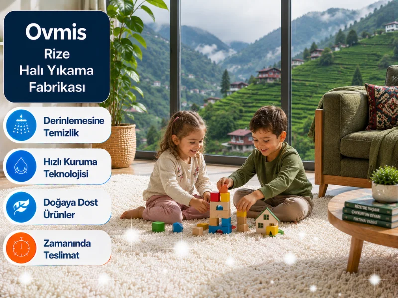 rize halı yıkama fabrikası